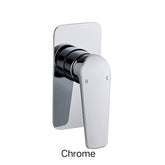 LESIOR Shower Flick Mixer in Matte Black, Chrome and Brushed Nickel